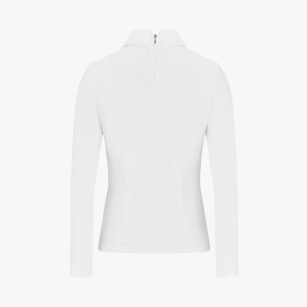 Fairliar Women Pearl Point Collar Tshirt