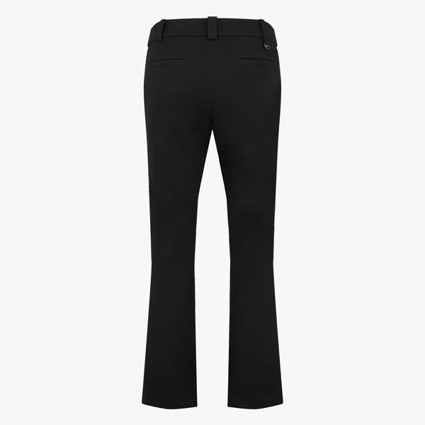 Fairliar Women Ribbon Pocket Bootscut Pants