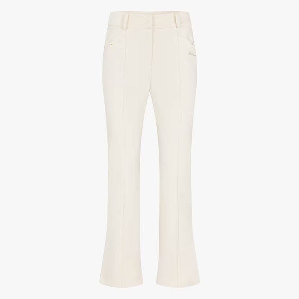 Fairliar Women Ribbon Pocket Bootscut Pants