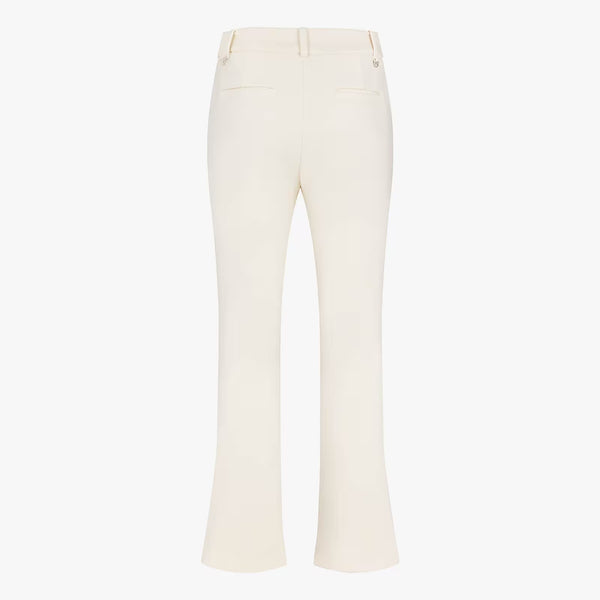 Fairliar Women Ribbon Pocket Bootscut Pants