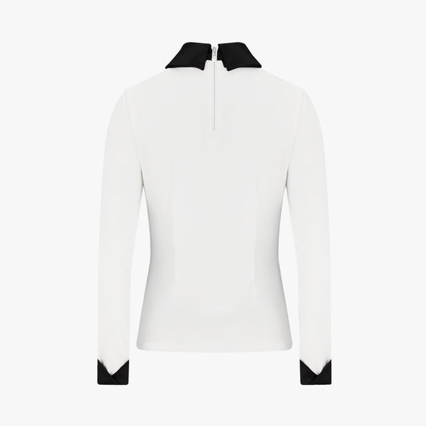 Fairliar Women Velvet Ribbon Tshirt