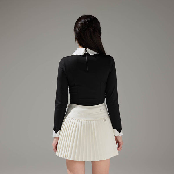 Fairliar Women Velvet Ribbon Tshirt