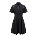 ANEW GOLF WOMEN WOOVEN COLLAR ONE PIECE