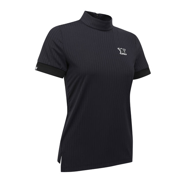 ANEW GOLF WOMEN HIGH NECK ZIPPER POINT SHOT T-SHIRT