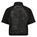 AMAZINGCRE WOMEN AIR CIRCUIT HIVE COLLAR T-SHIRT