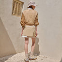 AOW Women Utility Pleats Skirt