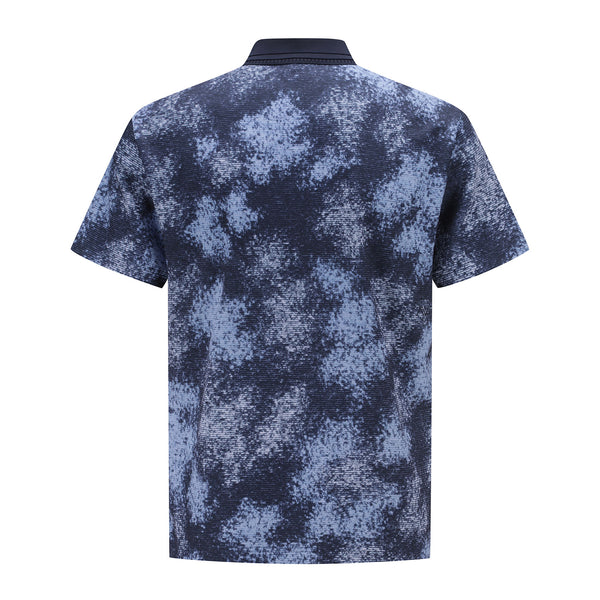 ANEW GOLF MEN SPRINKLED PATTERN SHORT T-SHIRT