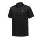 ANEW GOLF MEN JACQUARD COLLAR SHORT T-SHIRT (BLACK)