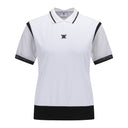 ANEW GOLF WOMEN SHOULDER MESH POINT SHORT T-SHIRT