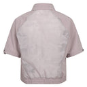 AMAZINGCRE WOMEN AIR CIRCUIT HIVE COLLAR T-SHIRT