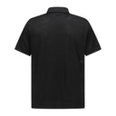 ANEW GOLF MEN JACQUARD COLLAR SHORT T-SHIRT (BLACK)