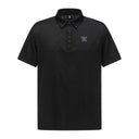 ANEW GOLF MEN JACQUARD COLLAR SHORT T-SHIRT (BLACK)