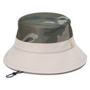AMAZINGCRE WIDE CAMO DETACHABLE BUCKET HAT