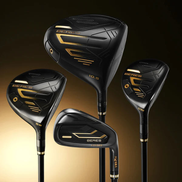 Honma Men Beres 09 Black 13-piece Package Set (Golf bag Included)