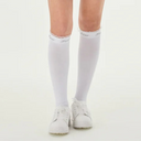 Fairliar Women Frill Knee Socks