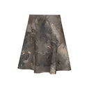 Amazingcre Women Marble Galaxy Tech Jersey Flare Skirt (7423754371262)