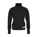 AMAZINGCRE WOMEN DUAL FIT COLLAR JACQUARD SWEAT SHIRT