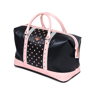 Crision-Verabone-Collection-Boston-Bag-BLACK/PINK (7095529210046)