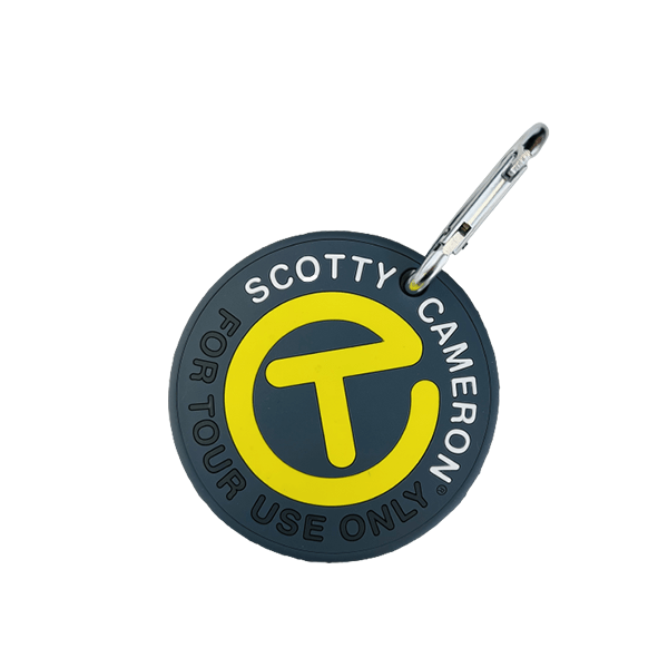 Scotty Cameron Tour Only Grey & Yellow Putting Disc Bag Tag