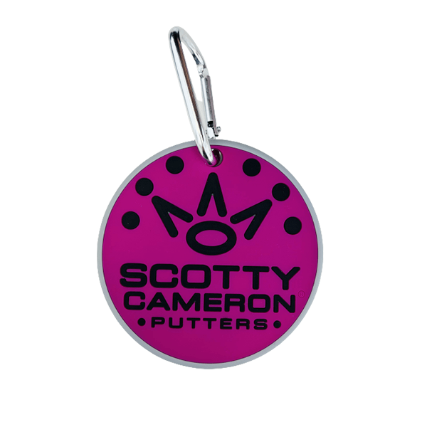 Scotty-Cameron-For-Tour-Only-Pink-Black-Putting-Disc-Bag-Tag (7226378191038)
