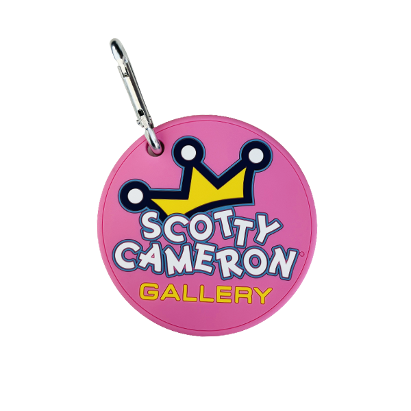 Scotty Cameron Pink Wasabi Warrior Putting Disc Bag Tag