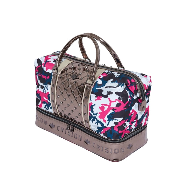 Crision-Carpedision-Collection-Camo-Boston-Bag-Pink-White