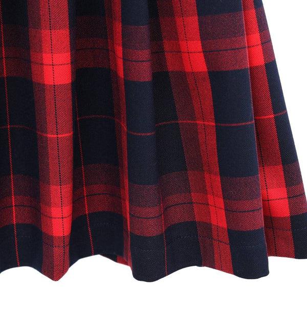 C De Noirs Women's Classy Check Skirt (7083773493438)