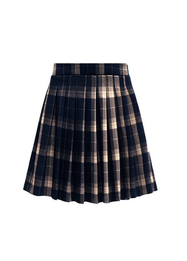 C De Noirs Women's Classy Check Skirt (7083773493438)