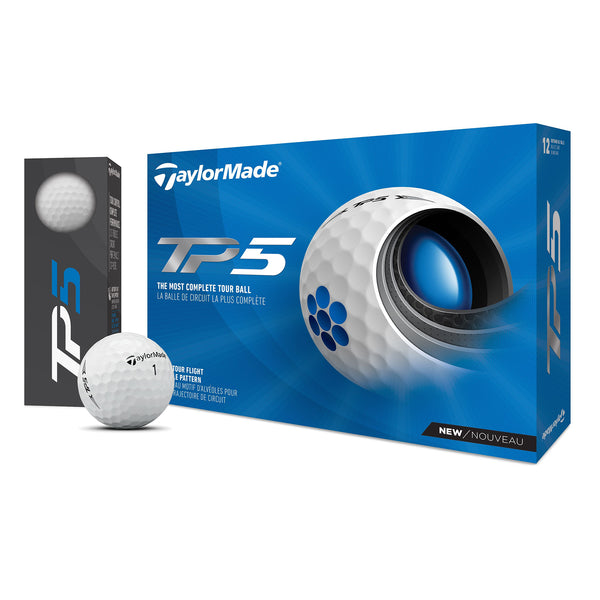 Balles de golf TaylorMade TP5 avec logo Greentee Golf